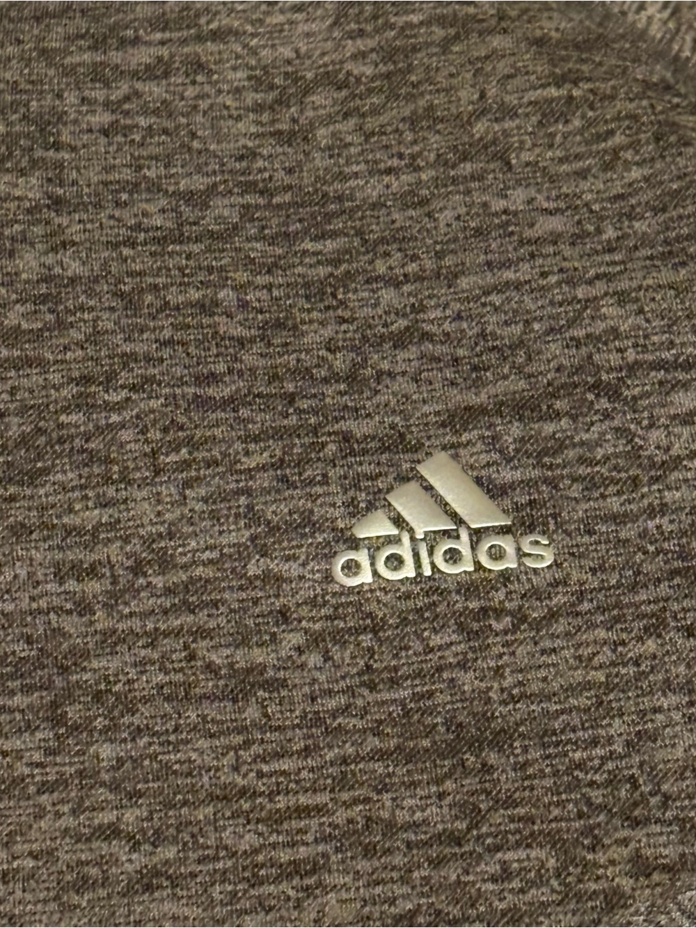 Adidas Men's Climawarm Hoodie Size L Heather Gray Quarter Zip - Picture 3 of 9